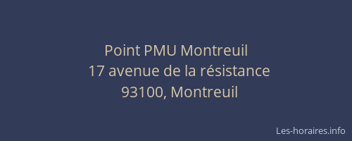 Point PMU Montreuil