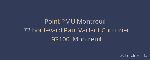 Point PMU Montreuil