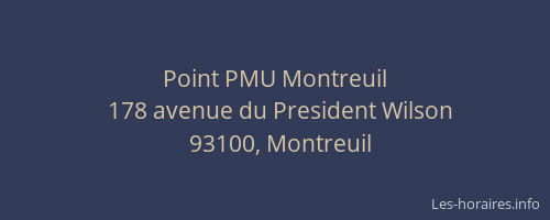 Point PMU Montreuil