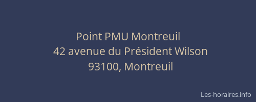 Point PMU Montreuil