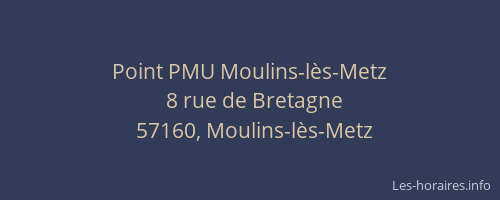 Point PMU Moulins-lès-Metz
