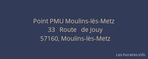 Point PMU Moulins-lès-Metz