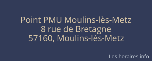 Point PMU Moulins-lès-Metz