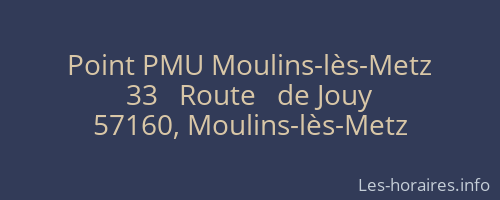 Point PMU Moulins-lès-Metz