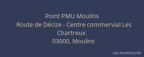 Point PMU Moulins