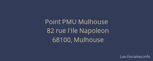 Point PMU Mulhouse