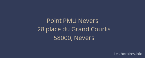 Point PMU Nevers