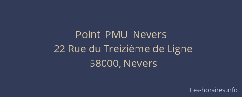 Point  PMU  Nevers