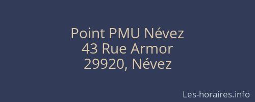 Point PMU Névez