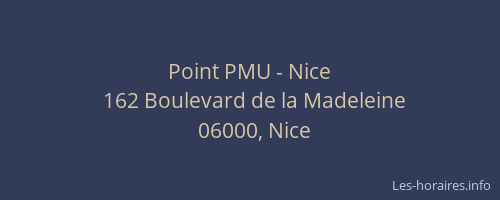 Point PMU - Nice