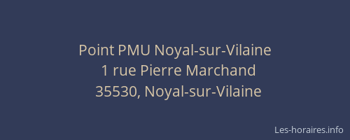 Point PMU Noyal-sur-Vilaine