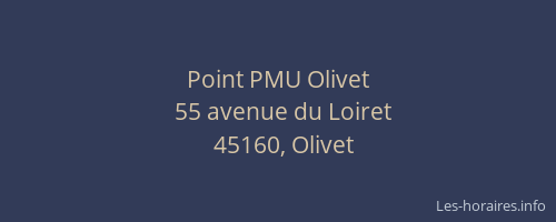 Point PMU Olivet