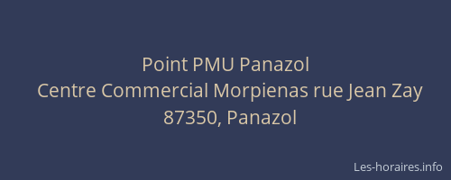 Point PMU Panazol
