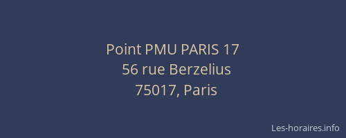 Point PMU PARIS 17