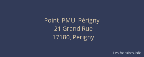 Point  PMU  P&eacute;rigny