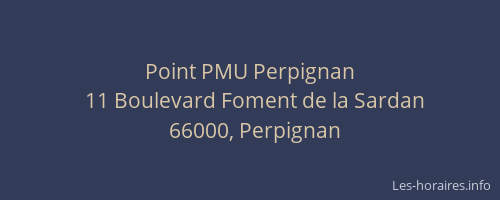 Point PMU Perpignan