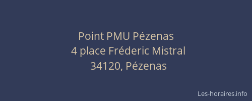 Point PMU Pézenas