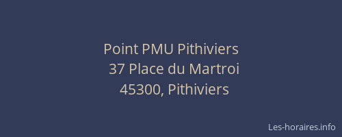 Point PMU Pithiviers