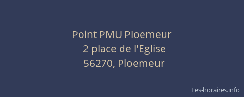 Point PMU Ploemeur