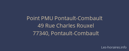 Point PMU Pontault-Combault