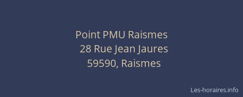 Point PMU Raismes