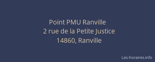 Point PMU Ranville