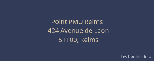 Point PMU Reims