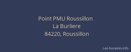 Point PMU Roussillon