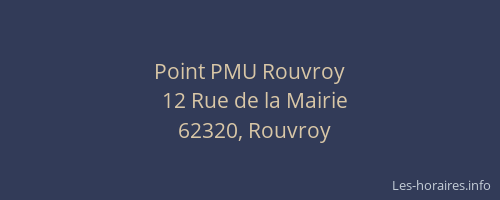 Point PMU Rouvroy