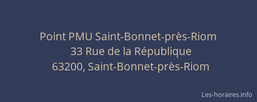 Point PMU Saint-Bonnet-près-Riom