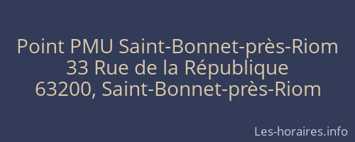 Point PMU Saint-Bonnet-près-Riom