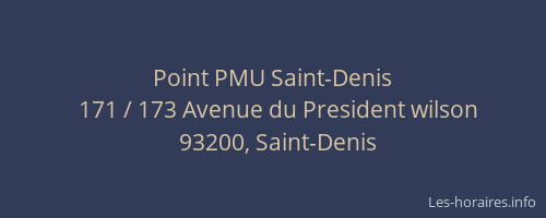 Point PMU Saint-Denis