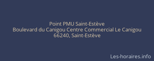 Point PMU Saint-Estève