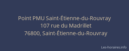 Point PMU Saint-Étienne-du-Rouvray