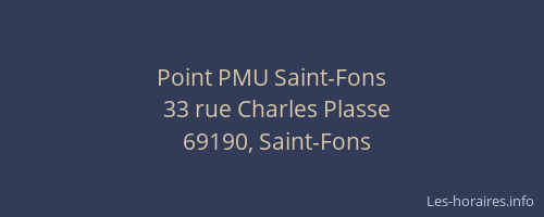 Point PMU Saint-Fons