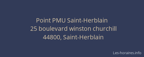 Point PMU Saint-Herblain