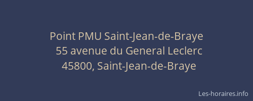 Point PMU Saint-Jean-de-Braye