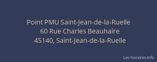 Point PMU Saint-Jean-de-la-Ruelle