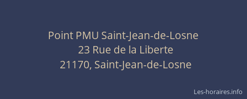 Point PMU Saint-Jean-de-Losne