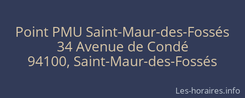 Point PMU Saint-Maur-des-Fossés