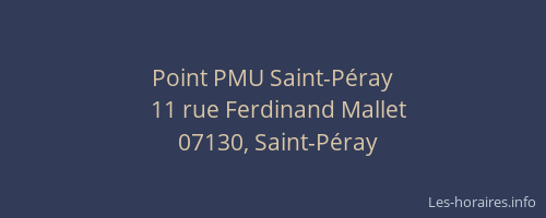 Point PMU Saint-Péray