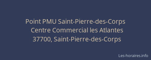 Point PMU Saint-Pierre-des-Corps