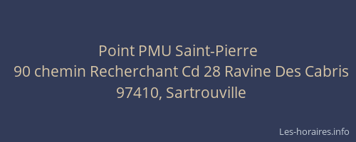 Point PMU Saint-Pierre