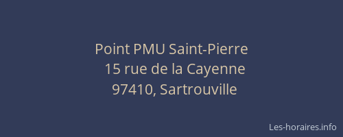 Point PMU Saint-Pierre