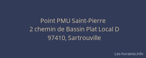 Point PMU Saint-Pierre