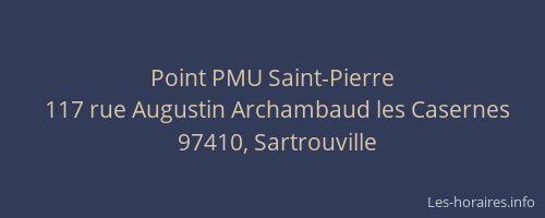 Point PMU Saint-Pierre