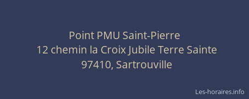 Point PMU Saint-Pierre