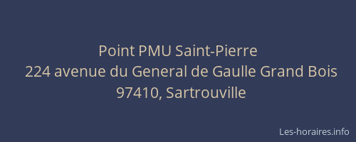 Point PMU Saint-Pierre