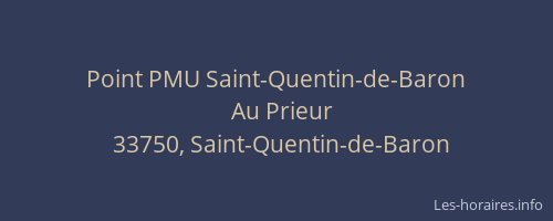 Point PMU Saint-Quentin-de-Baron