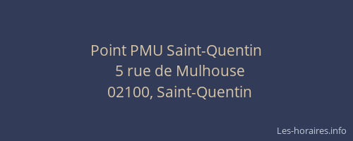 Point PMU Saint-Quentin